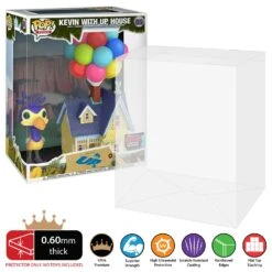 **PRE-ORDER ETA LATE NOVEMBER** POP TOWN KEVIN UP HOUSE #05 Pop Protectors For Funko (0.60mm Thick, UV & Scratch Resistant) 13.25h X 10w X 6.375d