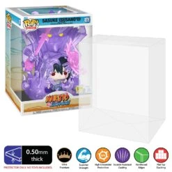 POP DELUXE HOKAGE Pop Protectors For Funko (0.50mm Thick, UV & Scratch Resistant) 10h X 7.5w X 6.75d