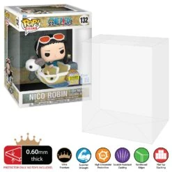 6 INCH STANDARD Pop Protectors For Funko (0.60mm Thick, UV & Scratch Resistant) 8h X 6.5w X 5.5d (Tags: H-M)