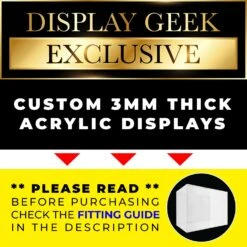 Custom Acrylic Hard Case For POP PREMIUM Funko Pop Grail Boxes (3mm Thick, UV Resistant) Fits 7.25h X 5.5w X 4.5d 11 Custom Acrylic Hard Case For POP PREMIUM Funko Pop Grail Boxes (3mm Thick, UV Resistant) Fits 7.25h X 5.5w X 4.5d -Displaygeek Shop 03 flying box display geek exclusive fitting guide 10