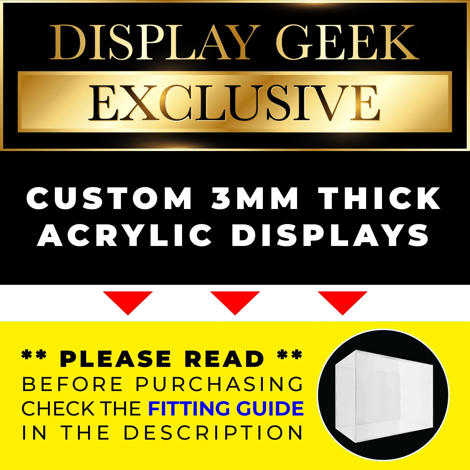 Custom Acrylic Hard Case For FUNKO SODA 3 LITER Funko Grail Boxes (3mm Thick, UV Resistant) Fits 12.25h X 5.3w X 5.3d 5 Custom Acrylic Hard Case For FUNKO SODA 3 LITER Funko Grail Boxes (3mm Thick, UV Resistant) Fits 12.25h X 5.3w X 5.3d - Image 5