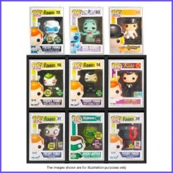 ** PRE-ORDER ETA MID OCTOBER** GRAIL KUBBIE BLACK (3x2) - In Box Display Case For Funko Pops In Acrylic Hard Stack Armor (Cardboard) -Displaygeek Shop 1 Pack Grail Mods Modular Display Case for Funko Pops in Acrylic Armors Hard Stacks black