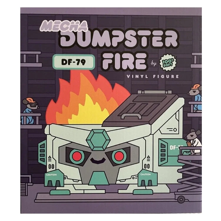 100% Soft: Dumpster Fire, Mecha (DF-79) Exclusive 2 100% Soft: Dumpster Fire, Mecha (DF-79) Exclusive - Image 2