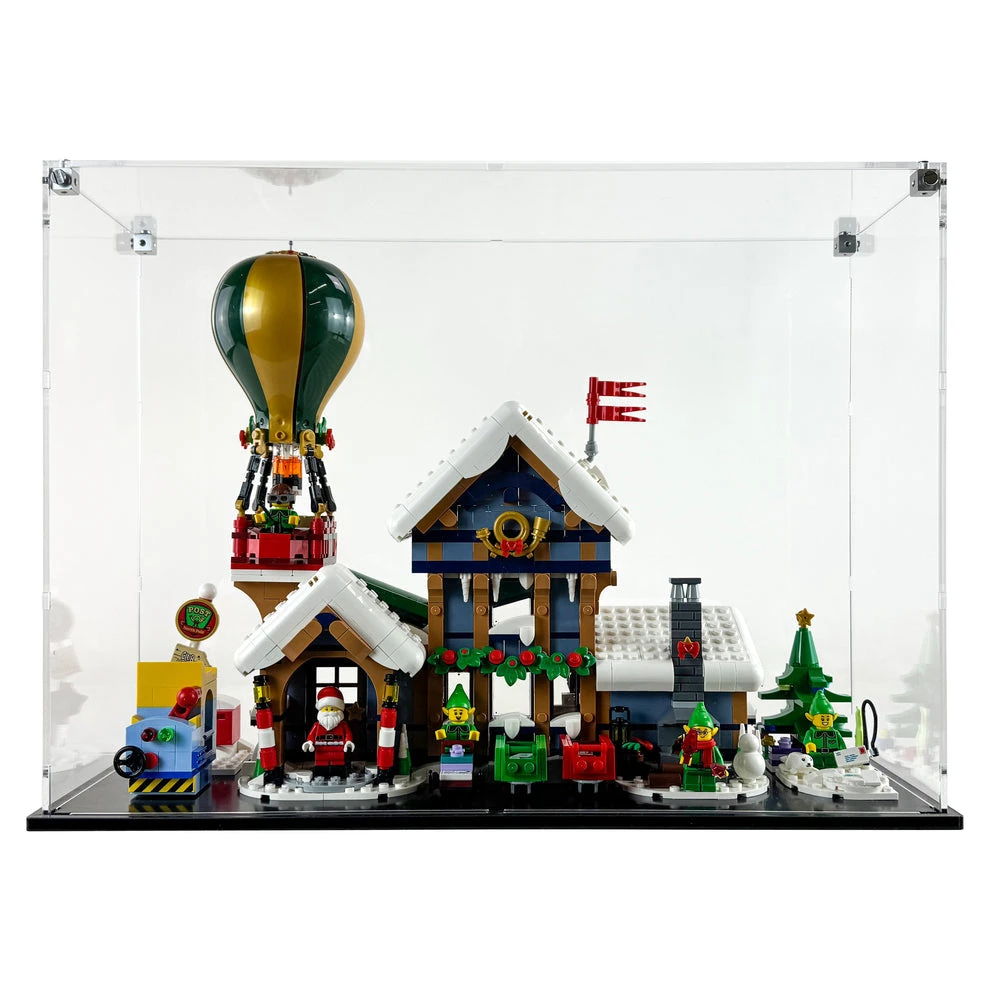 Custom Acrylic Display Case For LEGO Model 10339 - Santa's Post Office (3mm Thick, UV Resistant) 12h X 16.5w X 5.5d