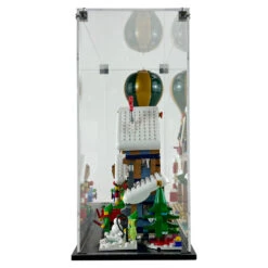 Front Page -Displaygeek Shop 10339 display case lego icons santa s post office side