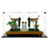 Custom Acrylic Display Case For LEGO Model 10359 - Fountain Garden (3mm Thick, UV Resistant) 7h X 12.25w X 8.5d