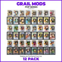 **CONTACT US** GRAIL MODS - Modular In Box Display Case For Funko Pops In Acrylic Hard Stack Armor (EVA Foam) -Displaygeek Shop 12 Pack Grail Mods Modular Display Case for Funko Pops in Acrylic Armors Hard Stacks