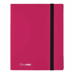 9-Pocket Card Binder For ECLIPSE Easy Shuffle Protector Sleeves -Displaygeek Shop 15151 9pkt ProBinder HotPink