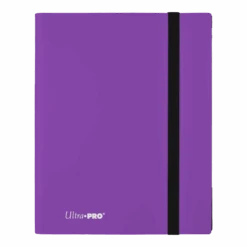 9-Pocket Card Binder For ECLIPSE Easy Shuffle Protector Sleeves -Displaygeek Shop 15152 9pkt ProBinder RoyalPurple