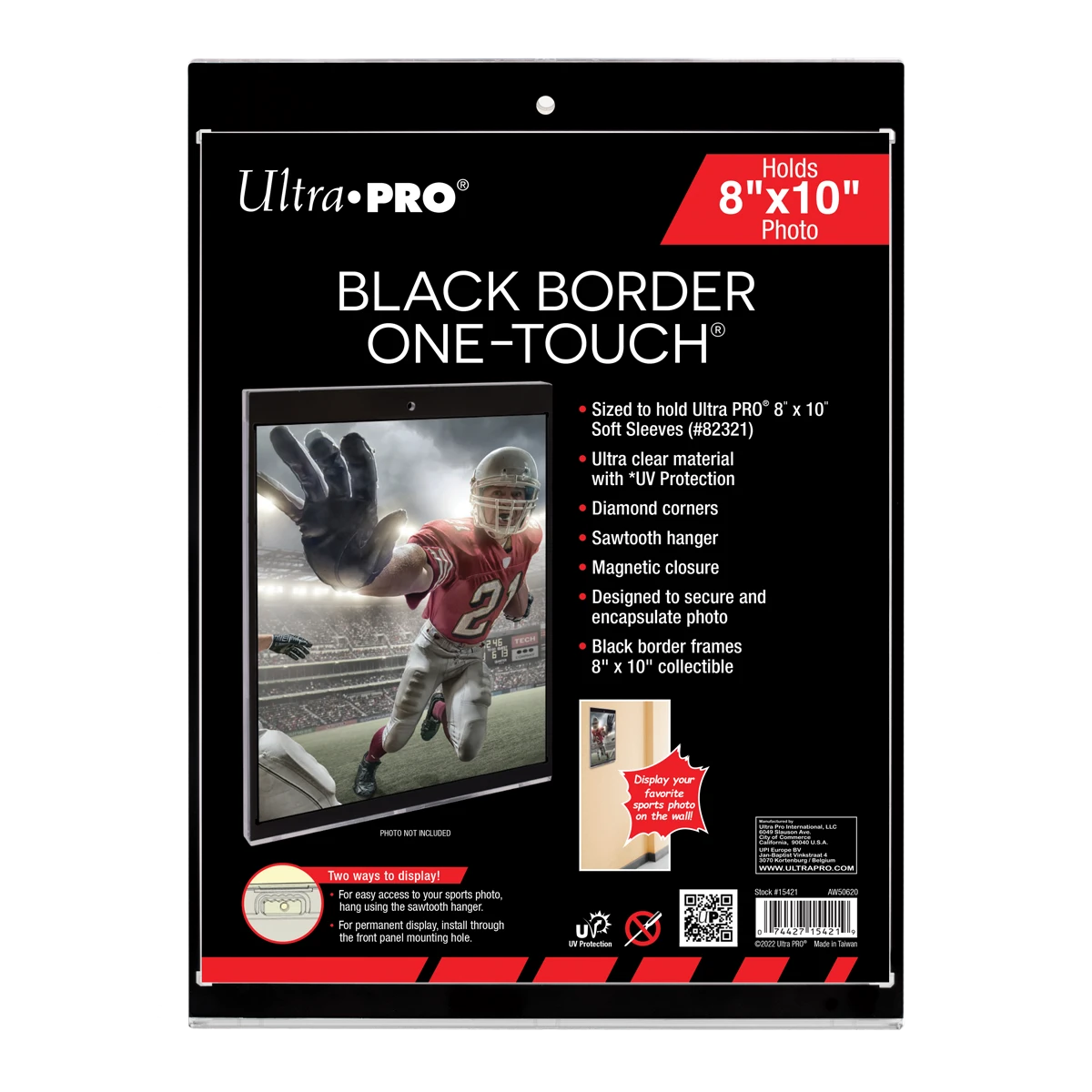 Poster Print 8x10 Wall Mount Display Case, Black Border (UV ONE-TOUCH Magnetic Holder) 2 Poster Print 8x10 Wall Mount Display Case, Black Border (UV ONE-TOUCH Magnetic Holder) - Image 2