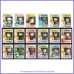 ** PRE-ORDER ETA MID OCTOBER** GRAIL KUBBIE BLACK (3x2) - In Box Display Case For Funko Pops In Acrylic Hard Stack Armor (Cardboard) -Displaygeek Shop 2 Pack Grail Mods Modular Display Case for Funko Pops in Acrylic Armors Hard Stacks black