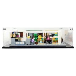 Custom Acrylic Display Case For LEGO Model 21336 - The Office (3mm Thick, UV Resistant) 4h X 14w X 12d