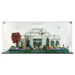 Custom Acrylic Display Case For LEGO Model 21353 - The Botanical Garden (3mm Thick, UV Resistant) 9.5h X 21w X 11.5d