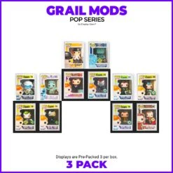 **CONTACT US** GRAIL MODS - Modular In Box Display Case For Funko Pops In Acrylic Hard Stack Armor (EVA Foam) -Displaygeek Shop 3 Pack Grail Mods Modular Display Case for Funko Pops in Acrylic Armors Hard Stacks