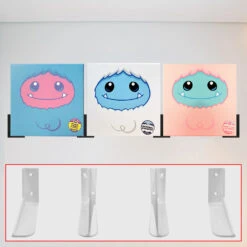 3D Floating Shelf For Chomper Abominable Toys Boxes (Shelf Size: 2in High X 3in Deep)