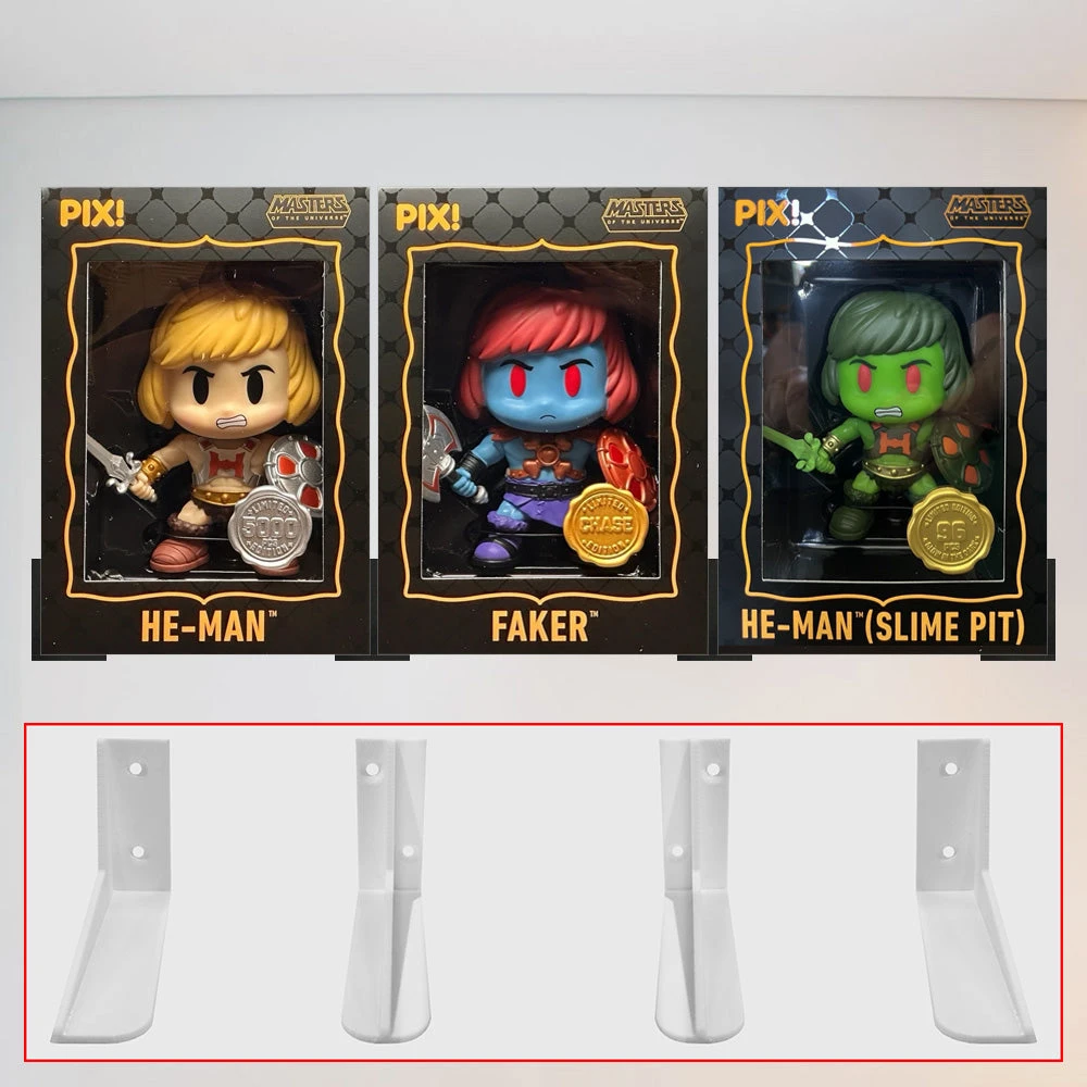 3D Floating Shelf For PIX! Thrilljoy Boxes (Shelf Size: 3in High X 4in Deep) 1 3D Floating Shelf For PIX! Thrilljoy Boxes (Shelf Size: 3in High X 4in Deep)