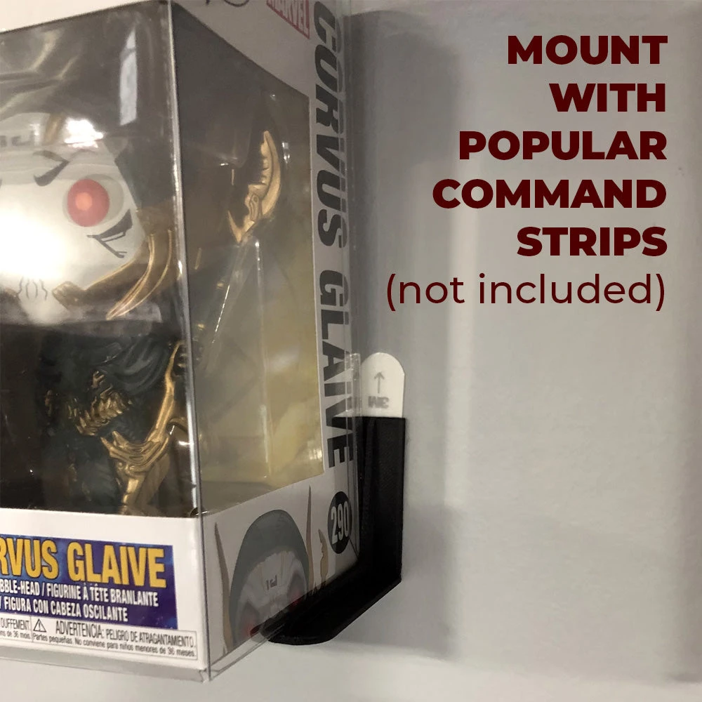 3D Floating Shelf For PIX! Thrilljoy Boxes (Shelf Size: 3in High X 4in Deep) 5 3D Floating Shelf For PIX! Thrilljoy Boxes (Shelf Size: 3in High X 4in Deep) - Image 5