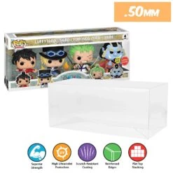 4 PACK DEMON SLAYER Pop Protectors For Funko (0.50mm Thick, UV & Scratch Resistant) 6.25h X 15w X 3.5d -Displaygeek Shop 4 Pack Demon Slayer Pop Protector 09e769fe a522 4324 b879 b95aac0e15e2