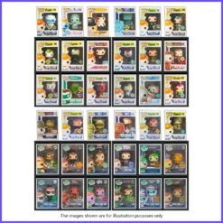 ** PRE-ORDER ETA MID OCTOBER** GRAIL KUBBIE BLACK (3x2) - In Box Display Case For Funko Pops In Acrylic Hard Stack Armor (Cardboard) -Displaygeek Shop 4 Pack Grail Mods Modular Display Case for Funko Pops in Acrylic Armors Hard Stacks black