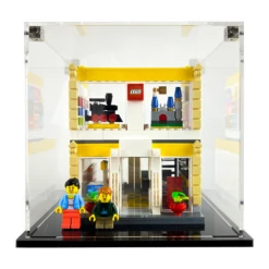 Custom Acrylic Display Case For LEGO Model 40574 - LEGO Brand Store (3mm Thick, UV Resistant) 7h X 7w X 7d