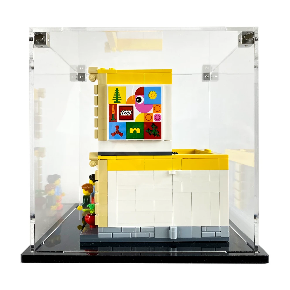 Custom Acrylic Display Case For LEGO Model 40574 - LEGO Brand Store (3mm Thick, UV Resistant) 7h X 7w X 7d 2 Custom Acrylic Display Case For LEGO Model 40574 - LEGO Brand Store (3mm Thick, UV Resistant) 7h X 7w X 7d - Image 2