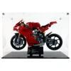 Custom Acrylic Display Case For LEGO Model 42202 - Ducati Panigale V4 S Motorcycle (3mm Thick, UV Resistant) 12.5h X 18.5w X 7.25d
