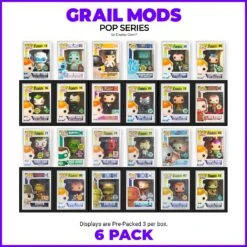 **CONTACT US** GRAIL MODS - Modular In Box Display Case For Funko Pops In Acrylic Hard Stack Armor (EVA Foam) -Displaygeek Shop 6 Pack Grail Mods Modular Display Case for Funko Pops in Acrylic Armors Hard Stacks