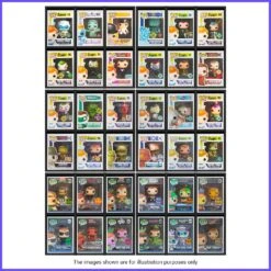 ** PRE-ORDER ETA MID OCTOBER** GRAIL KUBBIE BLACK (3x2) - In Box Display Case For Funko Pops In Acrylic Hard Stack Armor (Cardboard) -Displaygeek Shop 6 Pack Grail Mods Modular Display Case for Funko Pops in Acrylic Armors Hard Stacks black