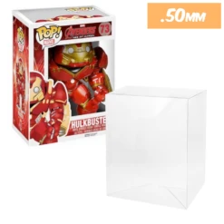 6 INCH (HULKBUSTER #73) Pop Protectors For Funko (0.50mm Thick) 8h X 6.5w X 4d
