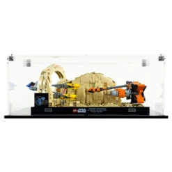 Custom Acrylic Display Case For LEGO Model 75380 - Mos Espa Podrace Diorama (3mm Thick, UV Resistant) 5.3h X 13.5w X 7.5d