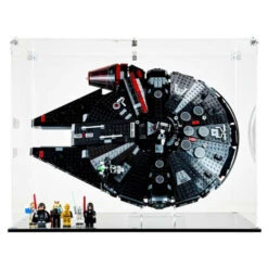 Custom Acrylic Display Case For LEGO Model 75389 Vertical - The Dark Falcon (3mm Thick, UV Resistant) 14.3h X 18.5w X 9d