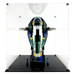 Custom Acrylic Display Case For LEGO Model 75409 - Jango Fett's Firespray-Class Starship (3mm Thick, UV Resistant) 18.25h X 16.75w X 14d
