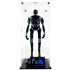 Custom Acrylic Display Case For LEGO Model 75434 - K-2SO Security Droid (3mm Thick, UV Resistant) 17h X 7.5w X 6d