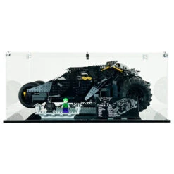 Custom Acrylic Display Case For LEGO Model 76240 - Batmobile Tumbler (3mm Thick, UV Resistant) 7.7h X 18.25w X 12d