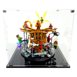 Custom Acrylic Display Case For LEGO Model 76261 - Spider-Man Final Battle (3mm Thick, UV Resistant) 10h X 11w X 10d