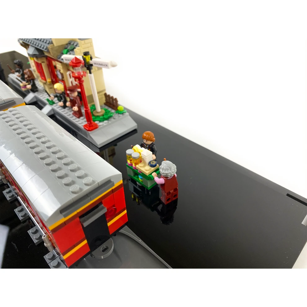 Custom Acrylic Display Case For LEGO Model 76423 - Hogwarts Express Train Set With Hogsmeade Station (3mm Thick, UV Resistant) 7h X 30w X 9d 2 Custom Acrylic Display Case For LEGO Model 76423 - Hogwarts Express Train Set With Hogsmeade Station (3mm Thick, UV Resistant) 7h X 30w X 9d - Image 2