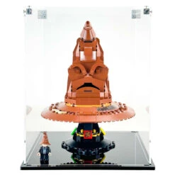 Custom Acrylic Display Case For LEGO Model 76429 - Talking Sorting Hat (3mm Thick, UV Resistant) 11h X 8.8w X 8.8d