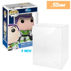 9 INCH Pop Protectors For Funko (0.50mm Thick) 11.25h X 8.5w X 6.5d