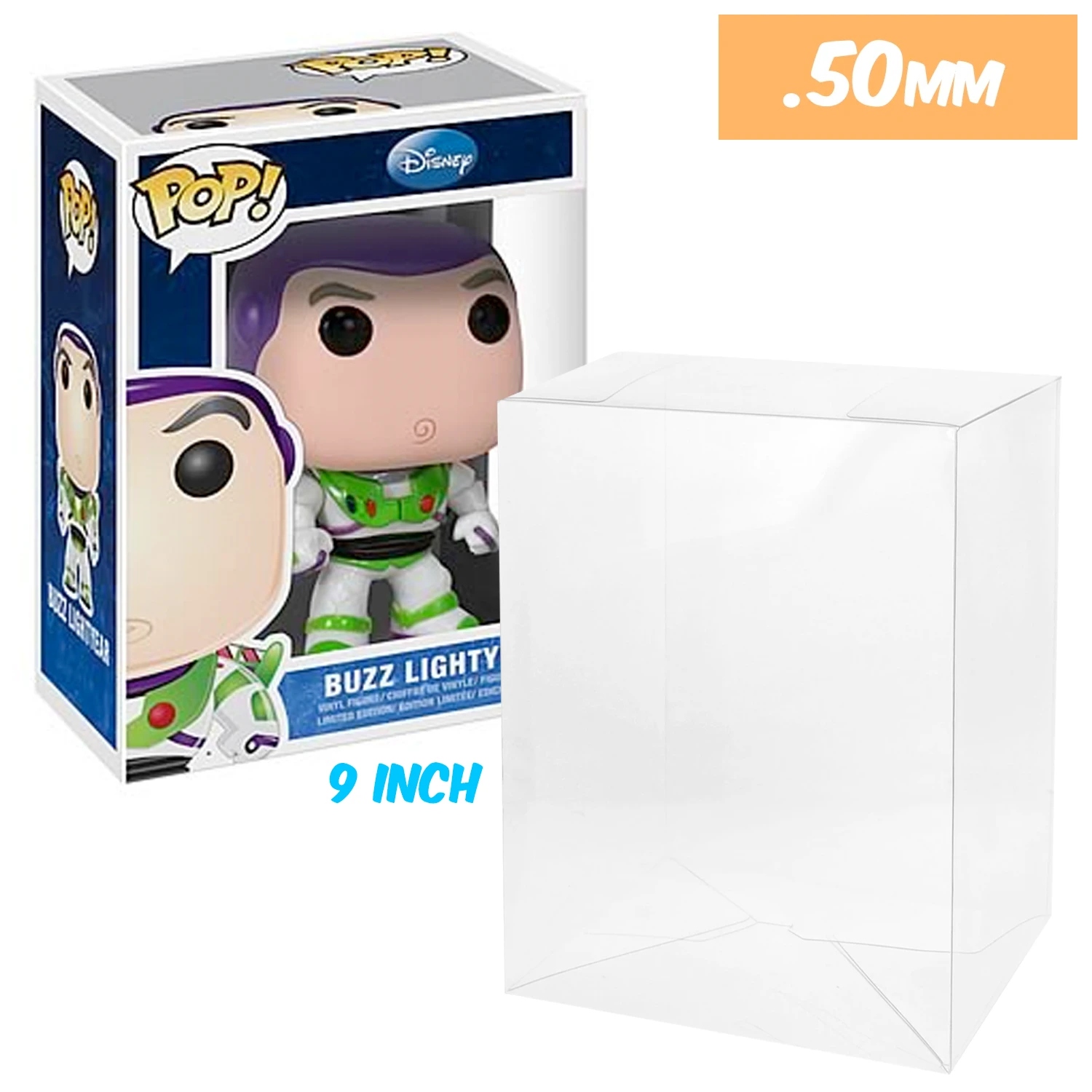 9 INCH Pop Protectors For Funko (0.50mm Thick) 11.25h X 8.5w X 6.5d 1 9 INCH Pop Protectors For Funko (0.50mm Thick) 11.25h X 8.5w X 6.5d