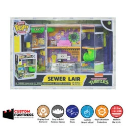 Custom Acrylic Hard Case For BITTY POP BITTY BOX Funko Pop Grail Boxes (3mm Thick, UV Resistant) Fits 8.6h X 12.1w X 4.1d