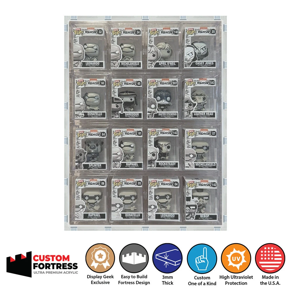 Custom Acrylic Hard Case For BITTY POP 4 STACKED Funko Pop Grail Boxes (3mm Thick, UV Resistant) Fits 6h X 4.625w X 0.875d 1 Custom Acrylic Hard Case For BITTY POP 4 STACKED Funko Pop Grail Boxes (3mm Thick, UV Resistant) Fits 6h X 4.625w X 0.875d