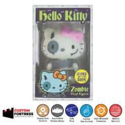 Custom Acrylic Hard Case For HELLO KITTY GLOW Funko Grail Boxes (3mm Thick, UV Resistant) Fits 6.5h X 4w X 3.5d