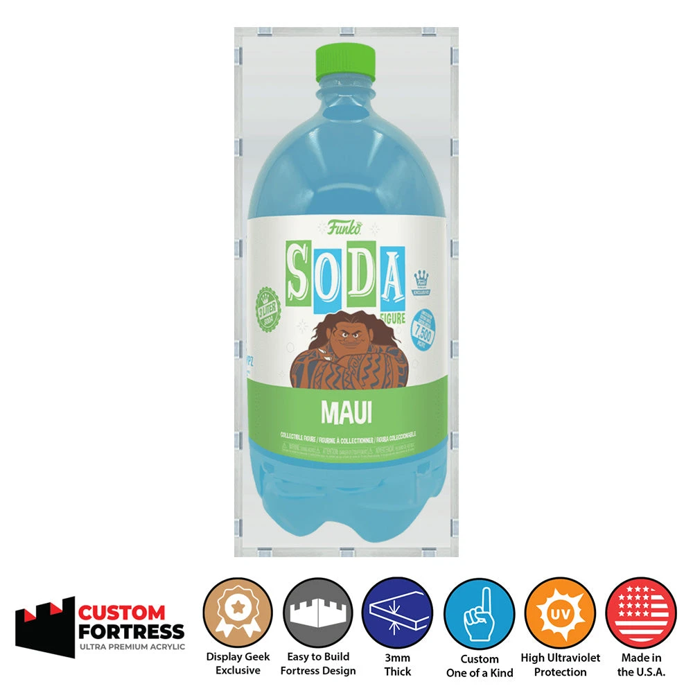 Custom Acrylic Hard Case For FUNKO SODA 3 LITER Funko Grail Boxes (3mm Thick, UV Resistant) Fits 12.25h X 5.3w X 5.3d 1 Custom Acrylic Hard Case For FUNKO SODA 3 LITER Funko Grail Boxes (3mm Thick, UV Resistant) Fits 12.25h X 5.3w X 5.3d