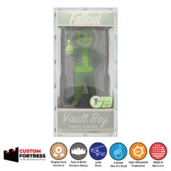 Custom Acrylic Hard Case For WACKY WOBBLER #2 Funko Grail Boxes (3mm Thick, UV Resistant) Fits 8h X 3.75w X 3.75d