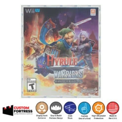 Custom Acrylic Hard Case For ZELDA HYRULE WII U NEW YORK STORE Video Game Console (3mm Thick, UV Resistant) Fits 8h X 5.75w X 5.5d