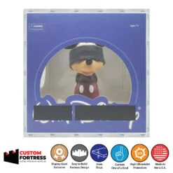 Custom Acrylic Hard Case For VANDUL HOSTAGE #1 Vinyl Toys Boxes (3mm Thick, UV Resistant) Fits 7.25h X 7.25w X 7.25d