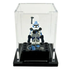 Custom Acrylic Display Case For LEGO Minifigure X 1 Star Wars 25th Anniversary (3mm Thick, UV Resistant) 3.5h X 2.5w X 2.5d