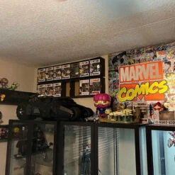 KUBBIE SLIM BLACK (1x7) - In Box Display Case For Funko Pops, Wall Mountable & Stackable Pop Shelf (Cardboard) -Displaygeek Shop DG MK SLIM alt4