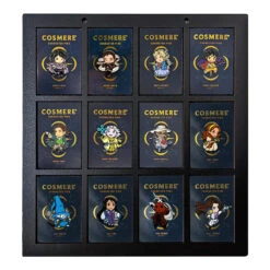 Enamel Pin Display (2" Wide X 3" High Slots) Fits Standard Pins And Card Backings (Choose Color And Size)