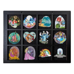 Enamel Pin Display (3" Wide X 3" High Slots) Fits Standard Pins (Choose Color And Size)